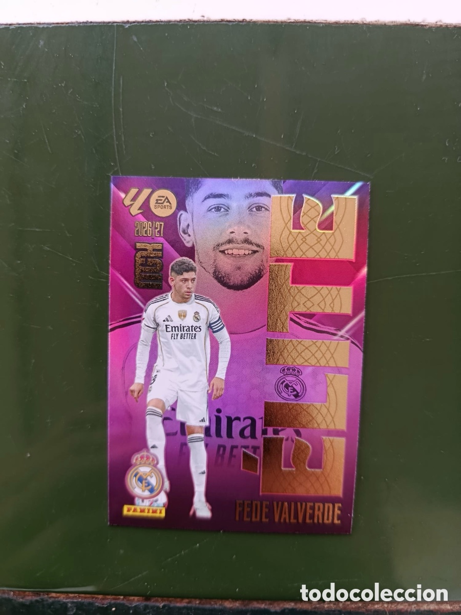 Cromos de f&uacute;tbol: Fede Valverde Elite. N5. Megacracks 2026/27. Real Madrid