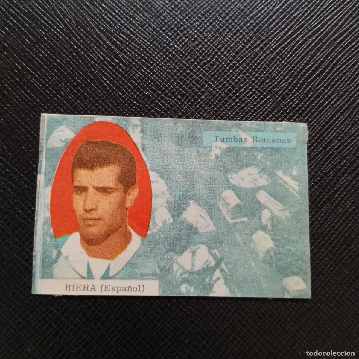Cromos de f&uacute;tbol: RIERA ESPA&Ntilde;OL FHER 1963 1964 CROMO FUTBOL 63 64 LIGA - DESPEGADO - A77 PG42