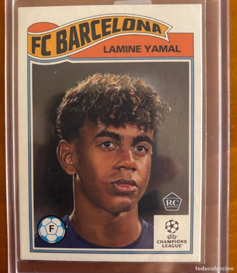 Cromos de f&uacute;tbol: TOPPS LIVING SET 2023-2024 23 24 LAMINE YAMAL (FC BARCELONA) ROOKIE