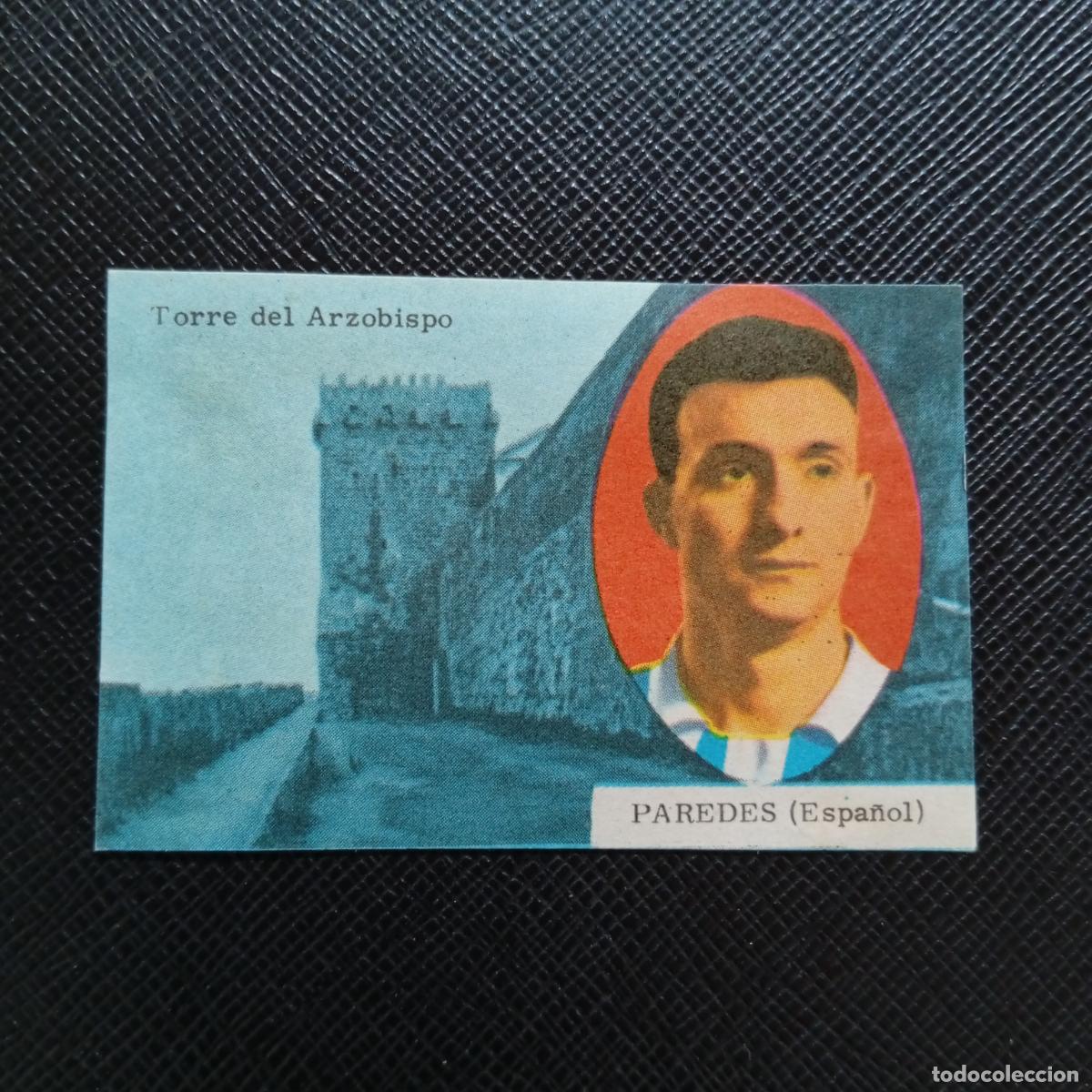 Cromos de f&uacute;tbol: PAREDES ESPA&Ntilde;OL FHER 1963 1964 CROMO FUTBOL 63 64 LIGA - DESPEGADO - A76 PG1