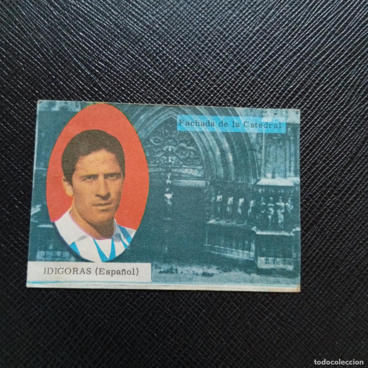 Cromos de f&uacute;tbol: IDIGORAS ESPA&Ntilde;OL FHER 1963 1964 CROMO FUTBOL 63 64 LIGA - DESPEGADO - A76 PG2