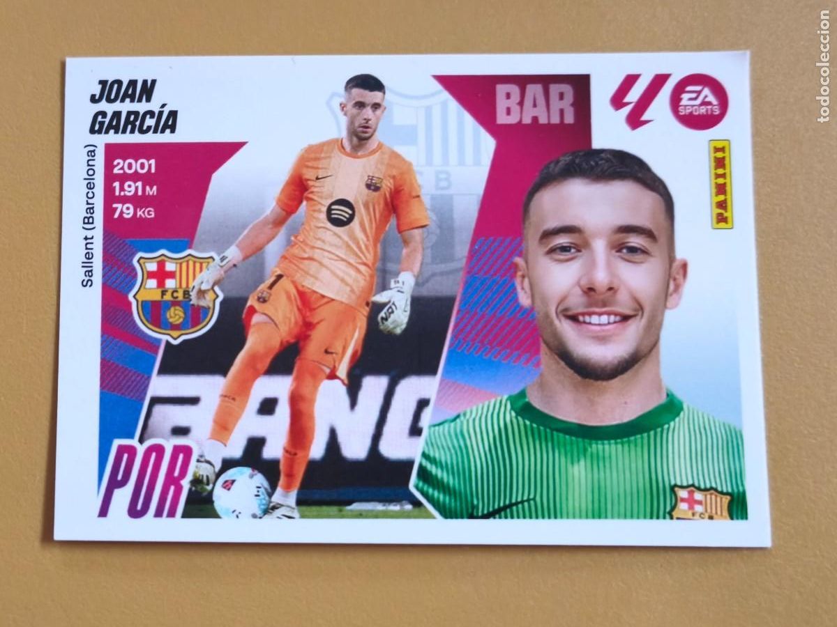 Cromos de f&uacute;tbol: joan garcia, liga 2025 26 ultimos fichajes
