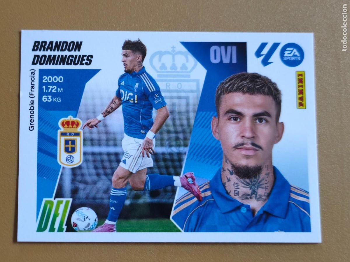 Cromos de f&uacute;tbol: brandon domingues, liga 2025 26 ultimos fichajes