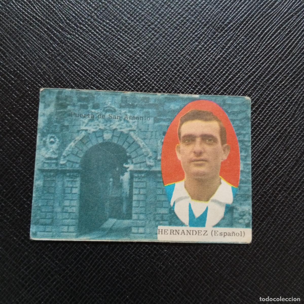 Cromos de f&uacute;tbol: HERNANDEZ ESPA&Ntilde;OL FHER 1963 1964 CROMO FUTBOL 63 64 LIGA - DESPEGADO - A76 PG13