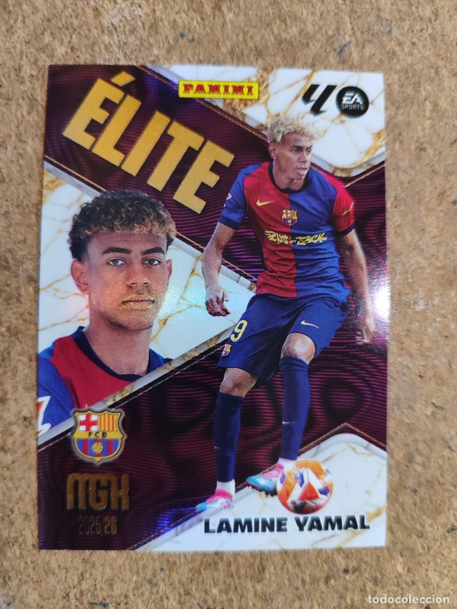 Cromos de f&uacute;tbol: MEGACRACKS 25/26 CARD ELITE LAMINE YAMAL FC BARCELONA # 9 PANINI