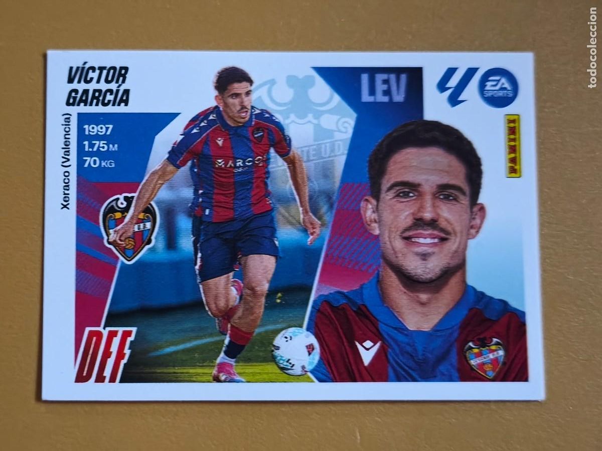 Cromos de f&uacute;tbol: victor garcia, liga 2025 26 coloca