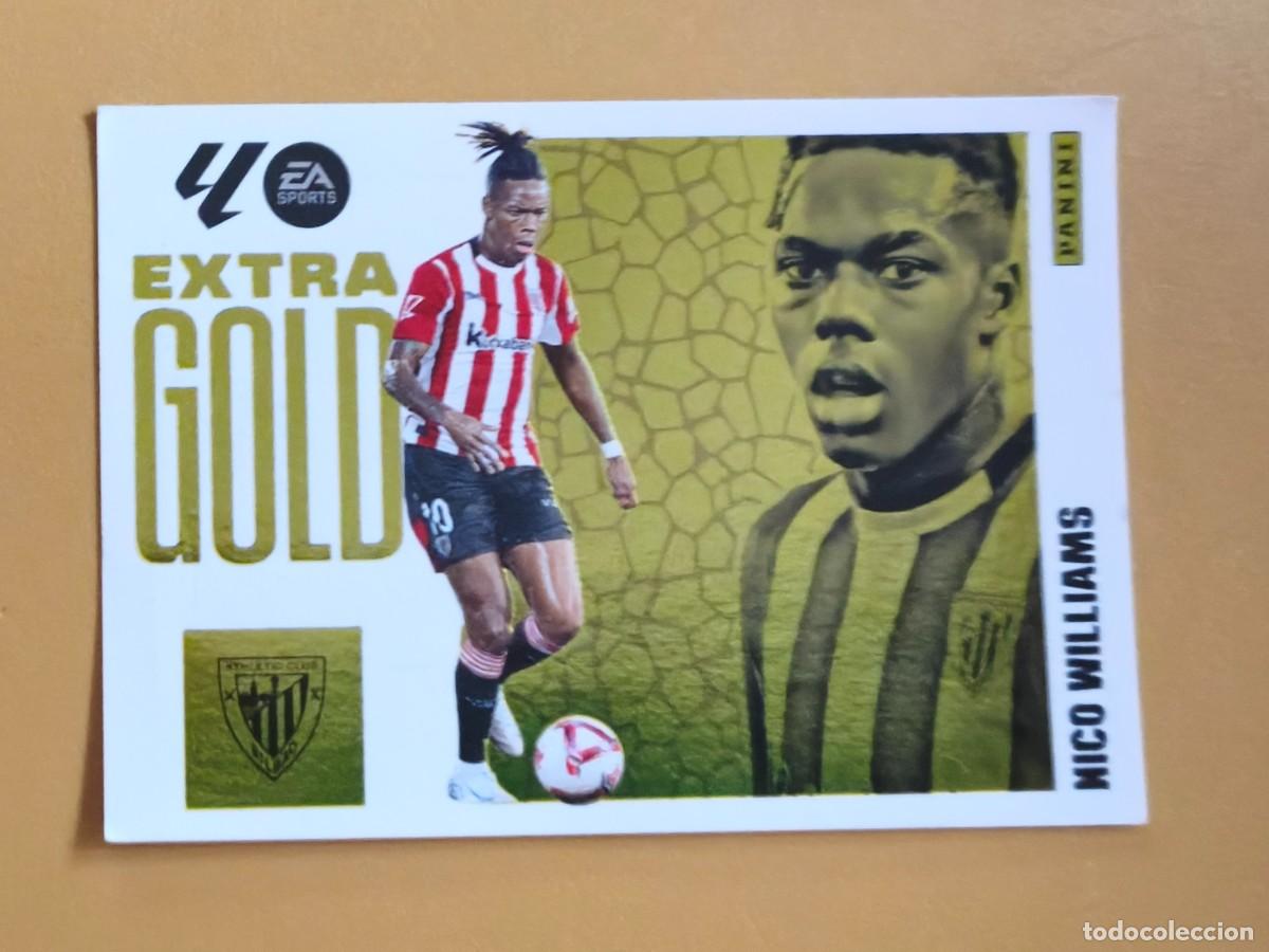 Cromos de f&uacute;tbol: nico williams, liga 2025 26 extra gold