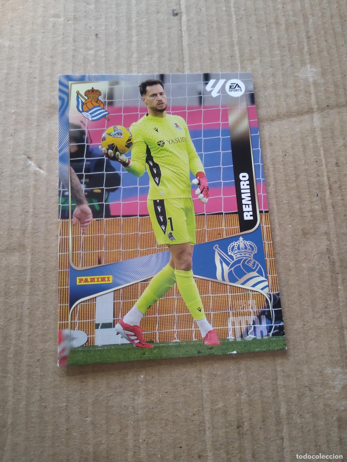 Cromos de f&uacute;tbol: 308 REMIRO REAL SOCIEDAD CROMO FUTBOL PANINI LIGA MGKS 25-26 MEGACRACKS 2025-2026