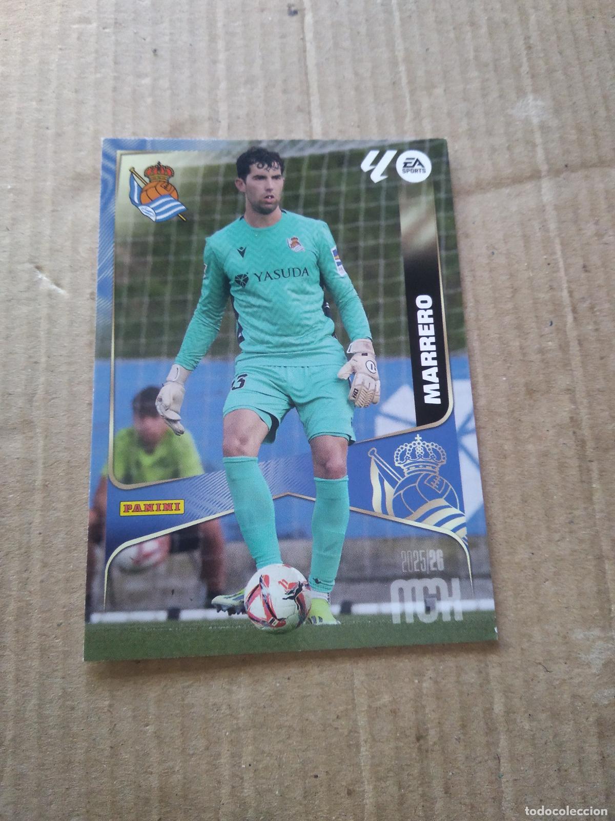 Cromos de f&uacute;tbol: 309 MARRERO REAL SOCIEDAD CROMO FUTBOL PANINI LIGA MGKS 25-26 MEGACRACKS 2025-2026