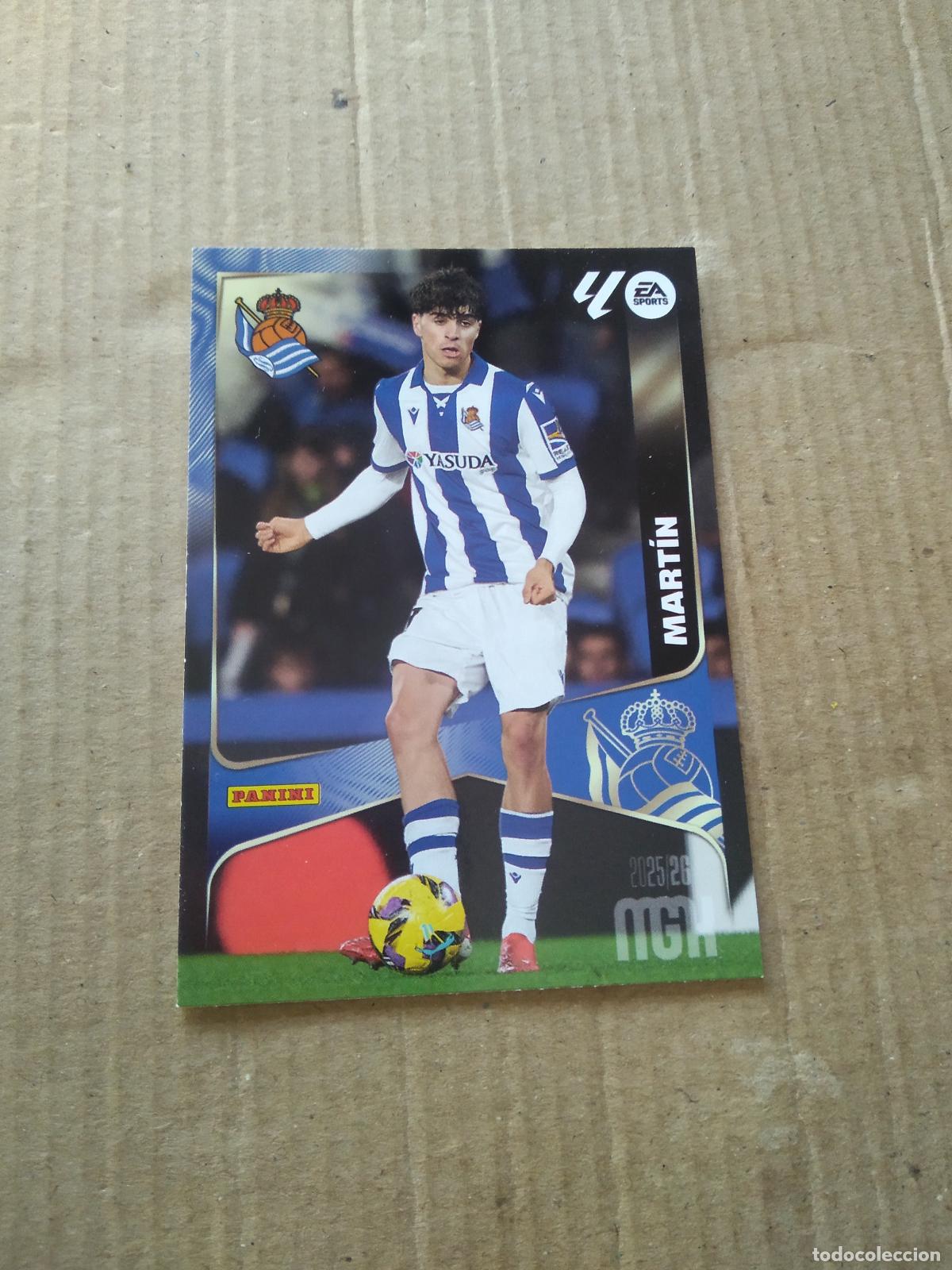 Cromos de f&uacute;tbol: 311 MARTIN REAL SOCIEDAD CROMO FUTBOL PANINI LIGA MGKS 25-26 MEGACRACKS 2025-2026