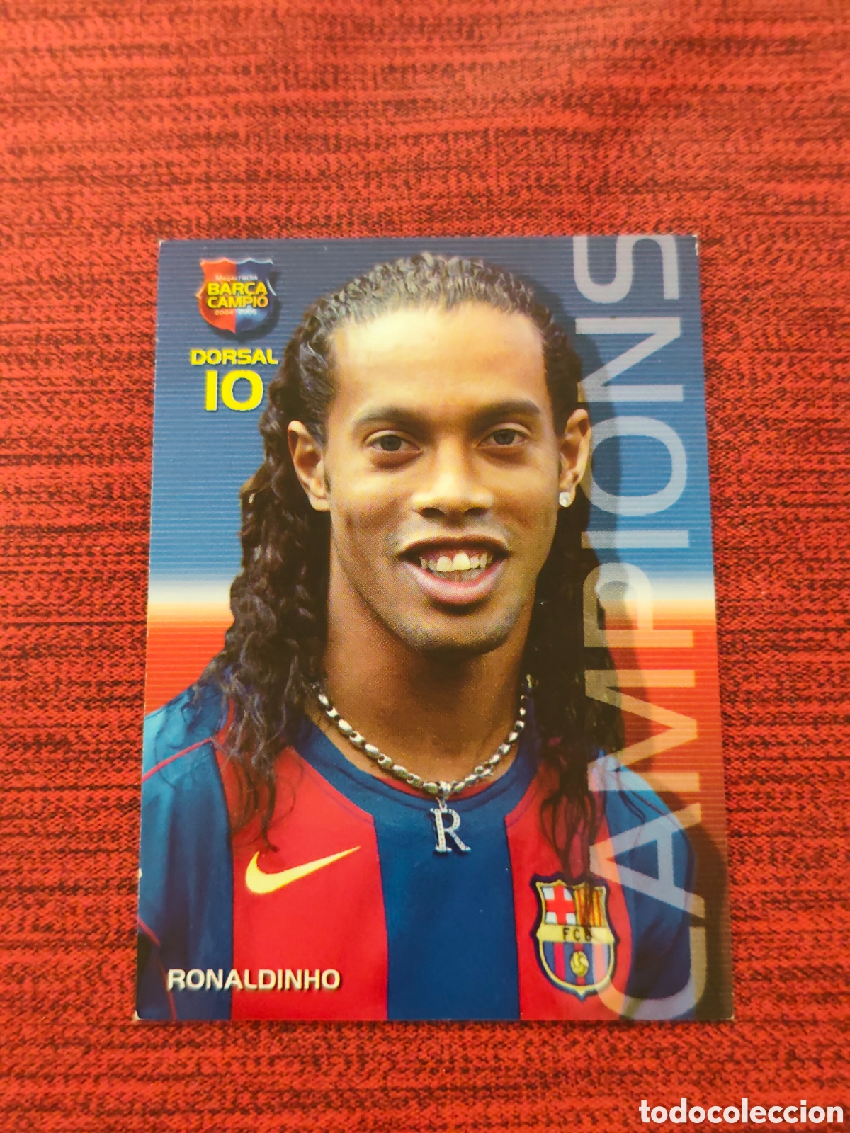 Cromos de f&uacute;tbol: #22 RONALDINHO FC BARCELONA MEGACRACKS BAR&Ccedil;A CAMPI&Oacute; 2004 2005