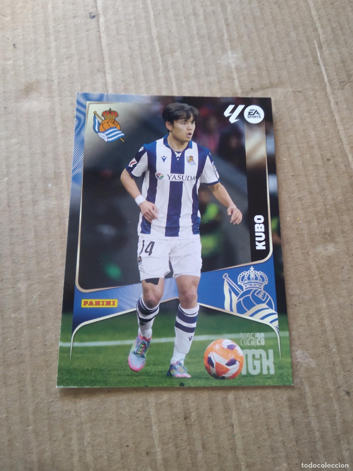 Cromos de f&uacute;tbol: 320 KUBO REAL SOCIEDAD CROMO FUTBOL PANINI LIGA MGKS 25-26 MEGACRACKS 2025-2026