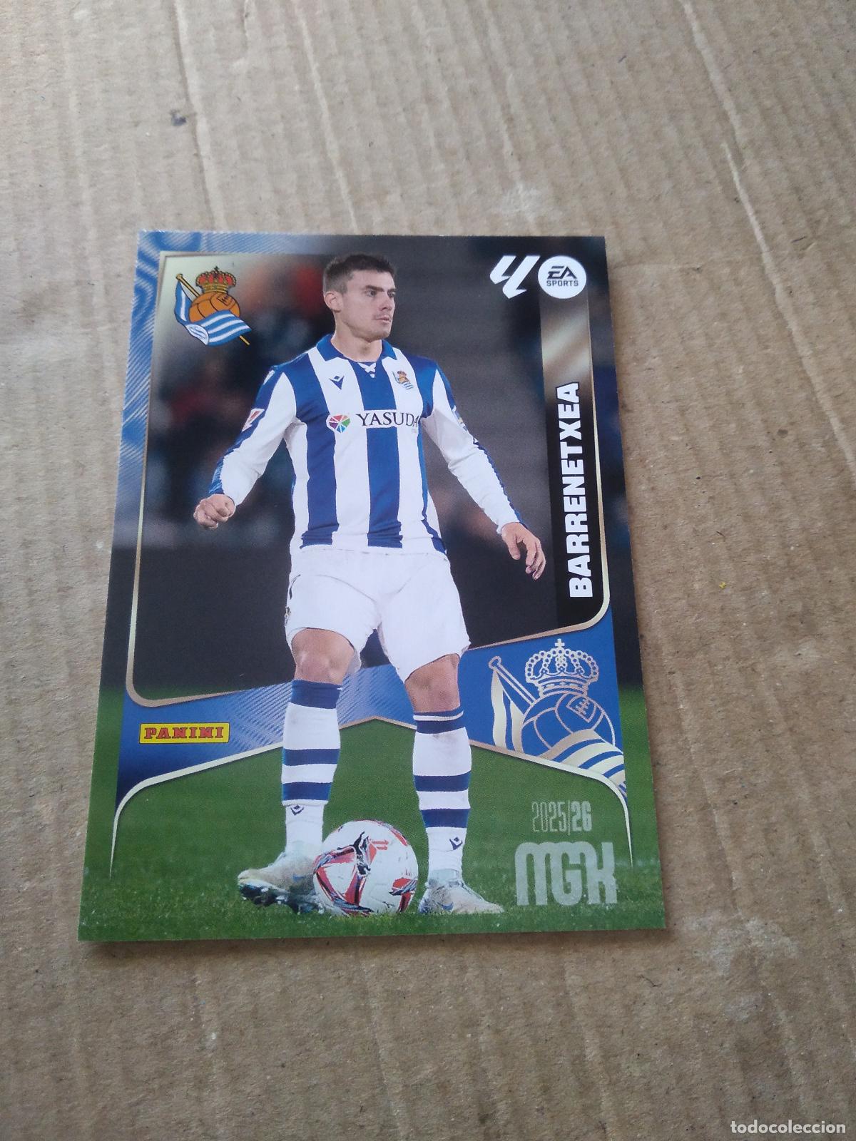 Cromos de Futebol: 321 BARRENETXEA REAL SOCIEDAD CROMO FUTBOL PANINI LIGA MGKS 25-26 MEGACRACKS 2025-2026
