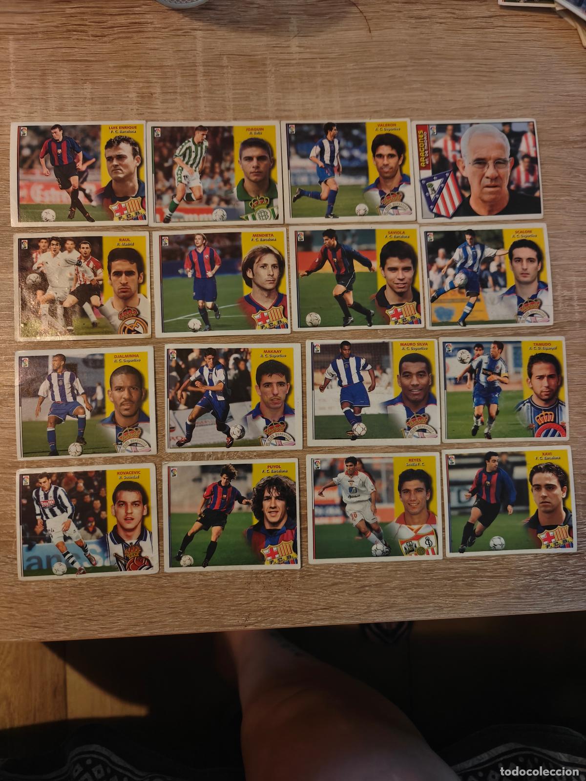 Cromos de f&uacute;tbol: Lote de cromos de La Liga temporada 2002-2003