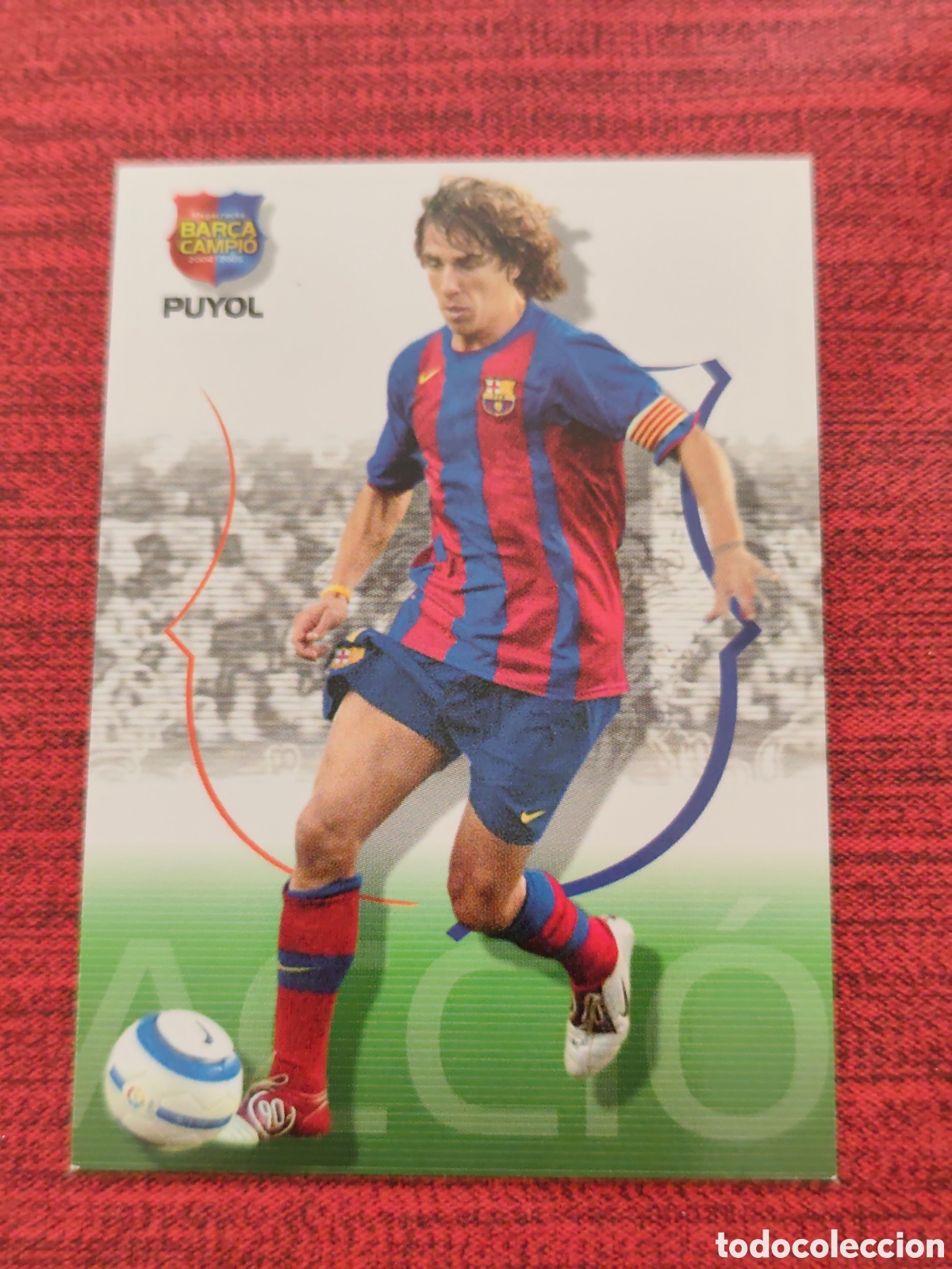 Fu&szlig;ball-Sticker: #44 PUYOL FC BARCELONA MEGACRACKS BAR&Ccedil;A CAMPI&Oacute; 2004 2005