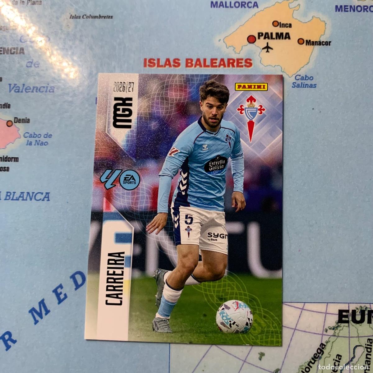 Cromos de f&uacute;tbol: Carreira n&uacute;mero 117 del Celta megacracks 26-27 2026-2027