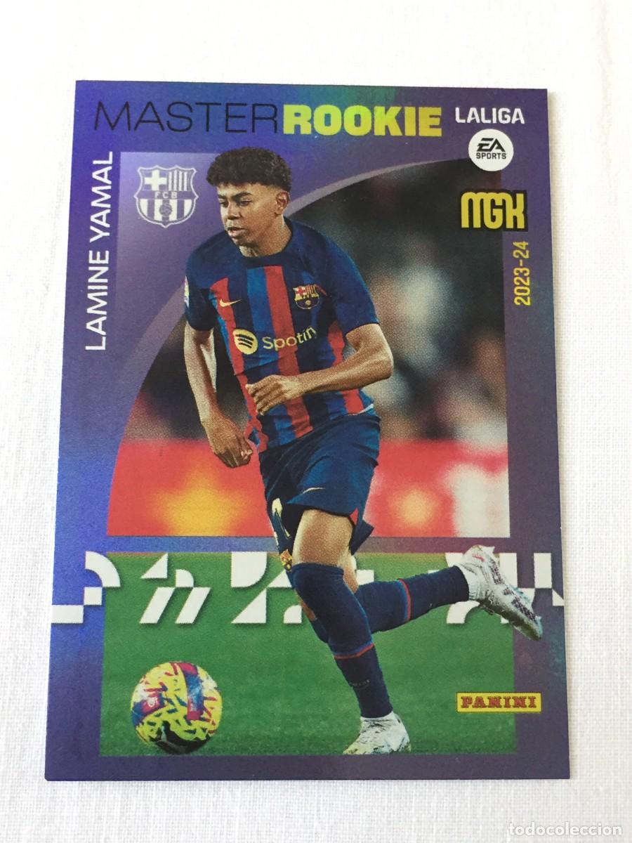 Cromos de f&uacute;tbol: 423 LAMINE YAMAL BARCELONA MASTER ROOKIE ⚽ PANINI LIGA MEGACRACKS 2023 2024 23 24 ⚽