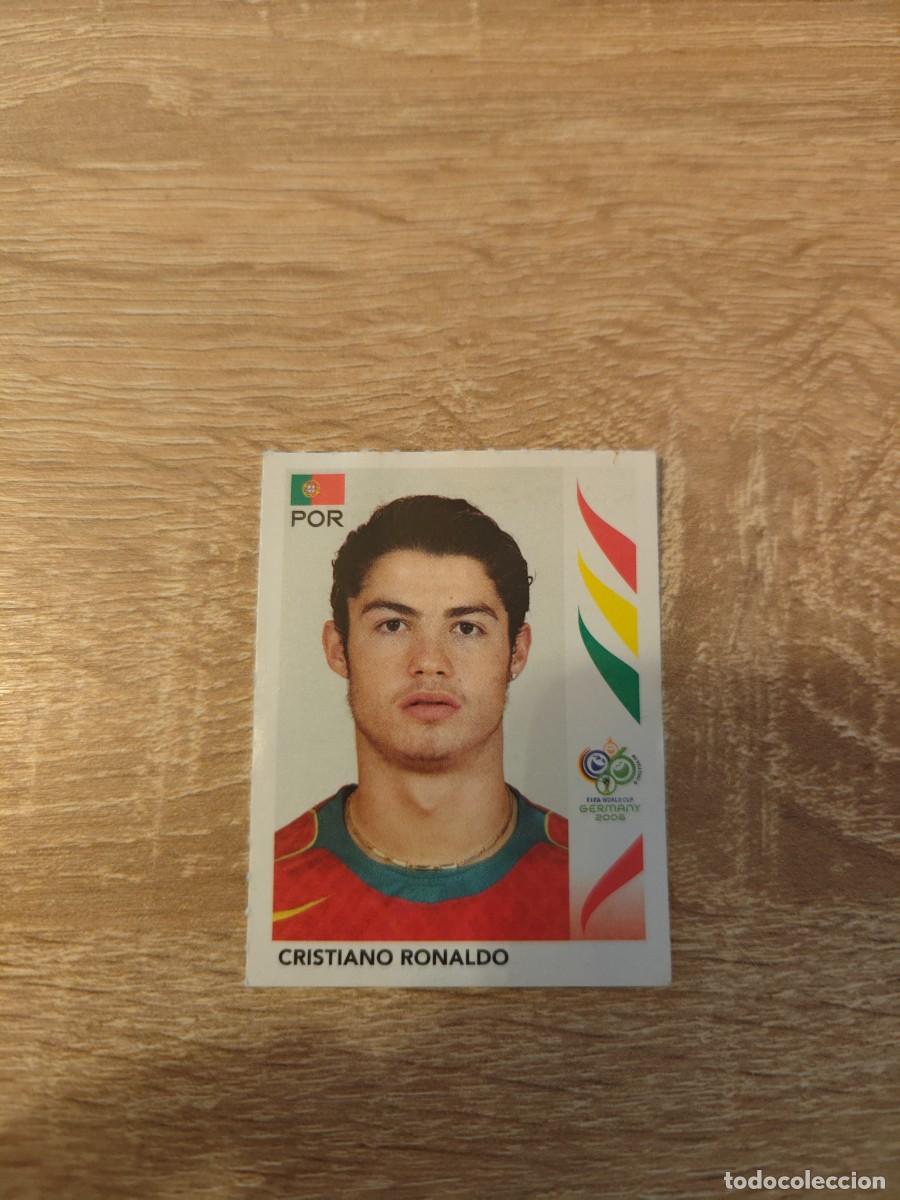 Cromos de f&uacute;tbol: Cromo Cristiano Ronaldo Mundial Alemania 2006