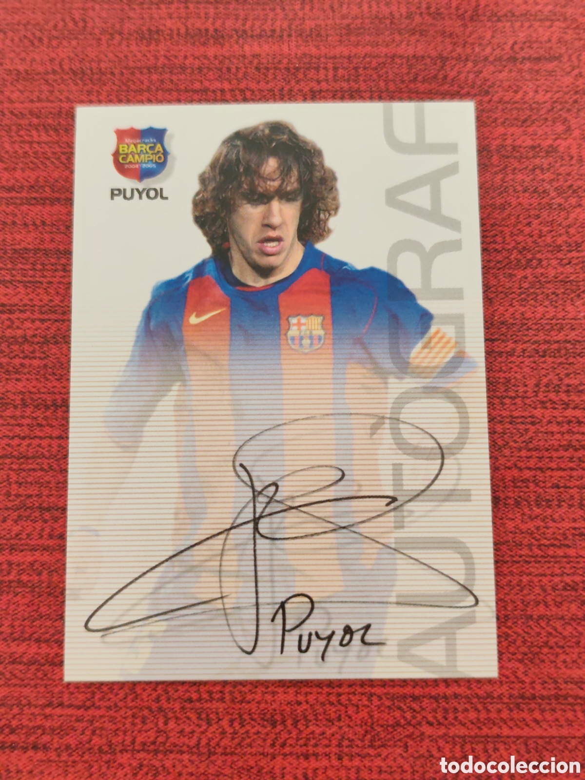 Cromos de f&uacute;tbol: #71 PUYOL FC BARCELONA MEGACRACKS BAR&Ccedil;A CAMPI&Oacute; 2004 2005