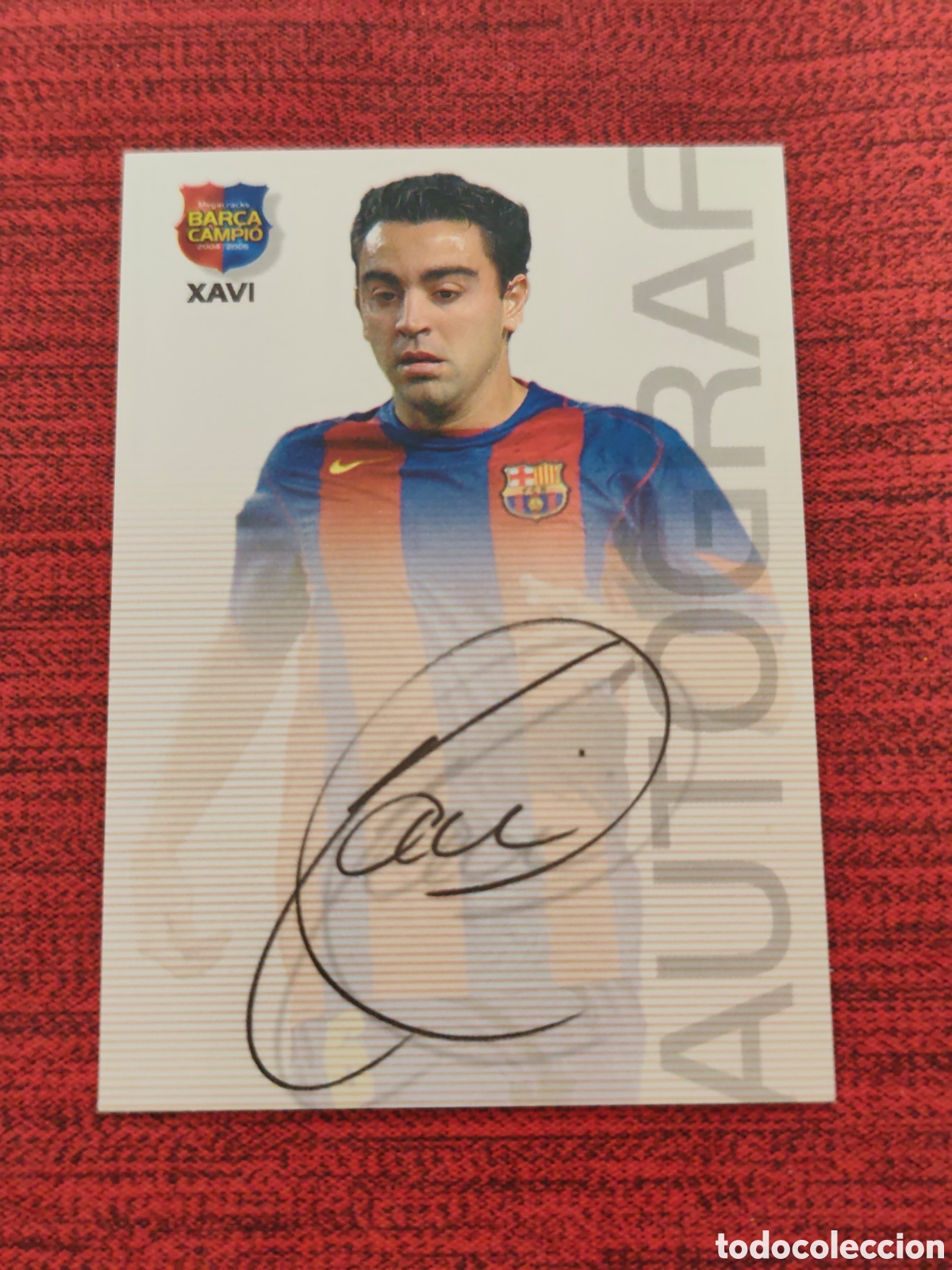 Cromos de f&uacute;tbol: #72 XAVI FC BARCELONA MEGACRACKS BAR&Ccedil;A CAMPI&Oacute; 2004 2005