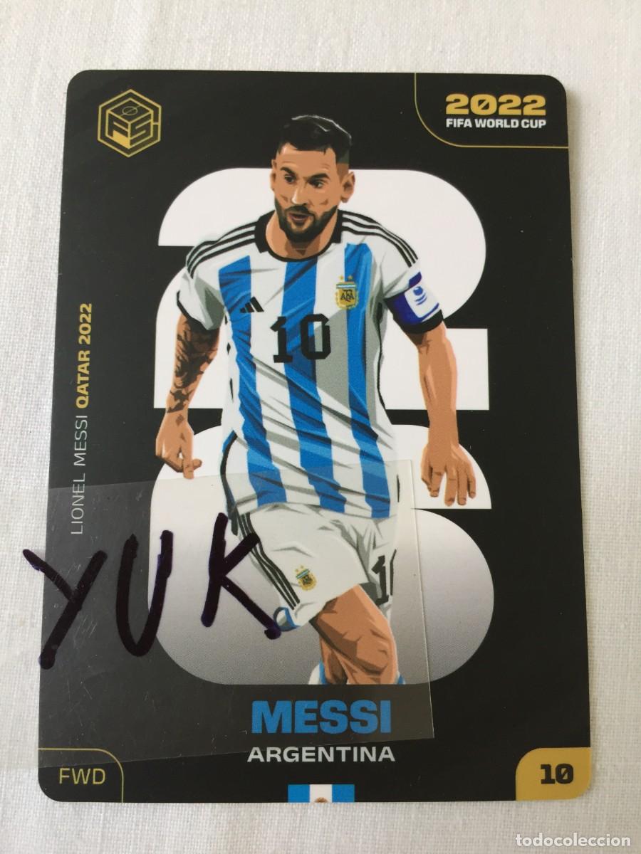Cromos de Futebol: CROMO DE MESSI 10 (ARGENTINA) - WORL CUP XI - TEAM OF LEGENDS - 2022 - FUTBOL SORPRESA