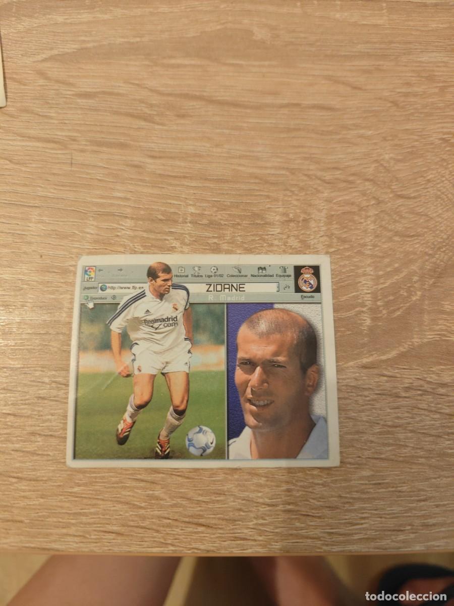 Cromos de f&uacute;tbol: Cromo Zinedine Zidane Temp 2001-2002