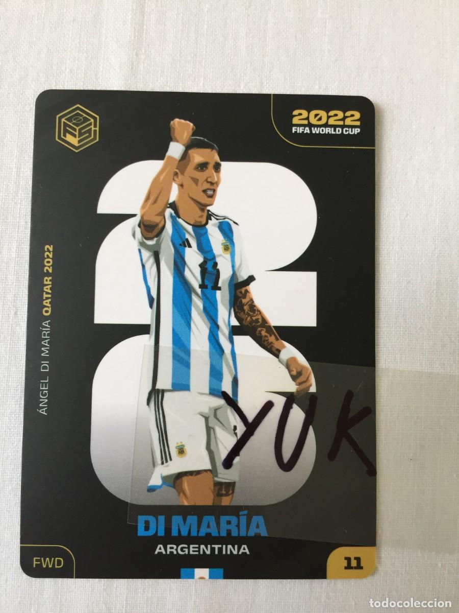 Figurine di Calcio: CROMO DE DI MARIA 11 (ARGENTINA) - WORL CUP XI - TEAM OF LEGENDS - 2022 - FUTBOL SORPRESA
