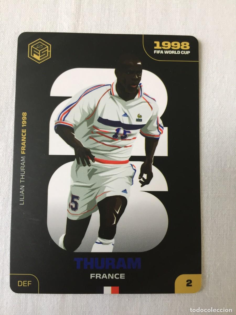 Fu&szlig;ball-Sticker: CROMO DE THURAM 2 (FRANCIA) - WORL CUP XI - TEAM OF LEGENDS - 1998 - FUTBOL SORPRESA