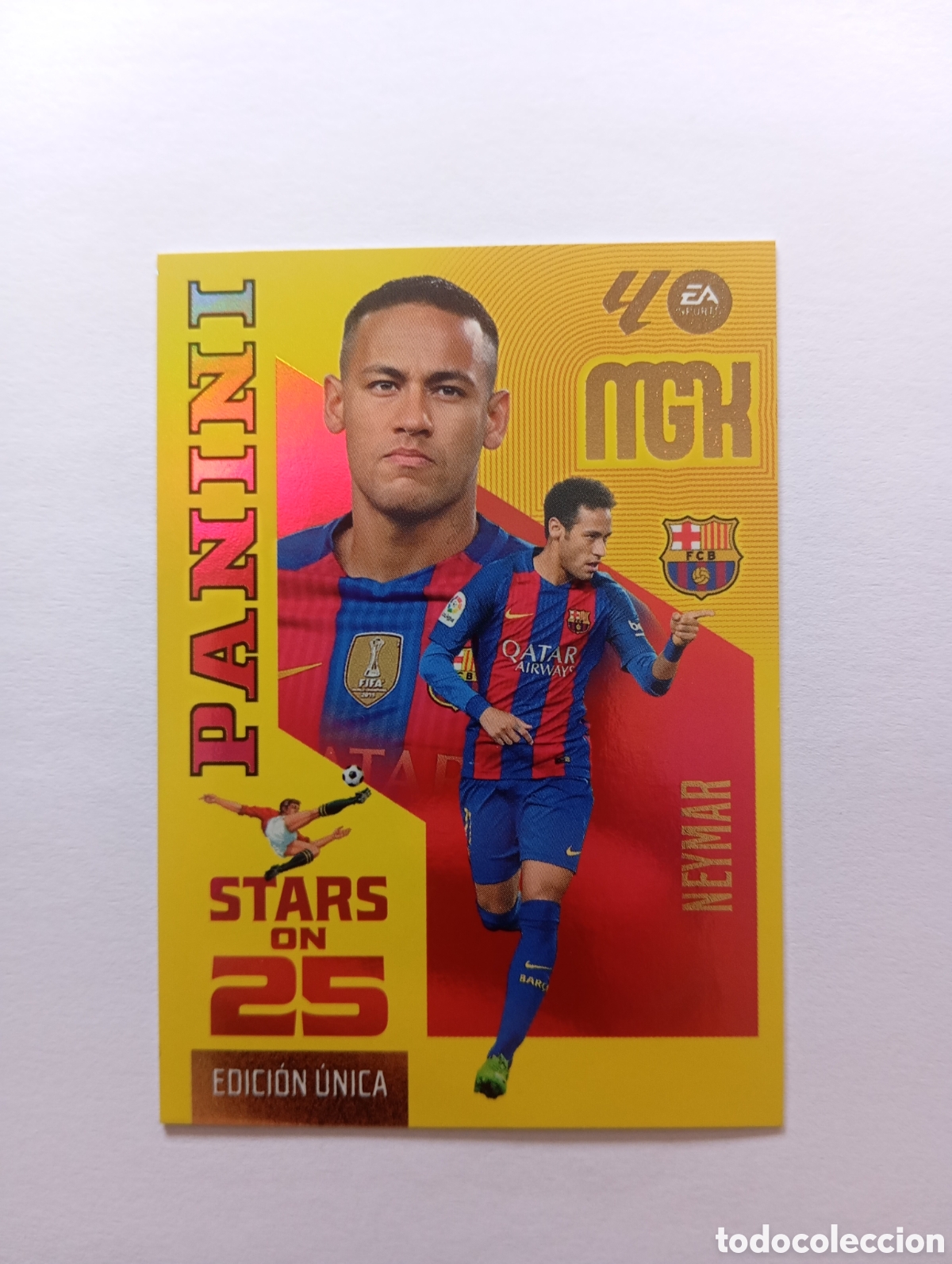 Fu&szlig;ball-Sticker: 446 NEYMAR STARS ON 25 EDICI&Oacute;N UNICA PANINI MEGACRACKS 26 27