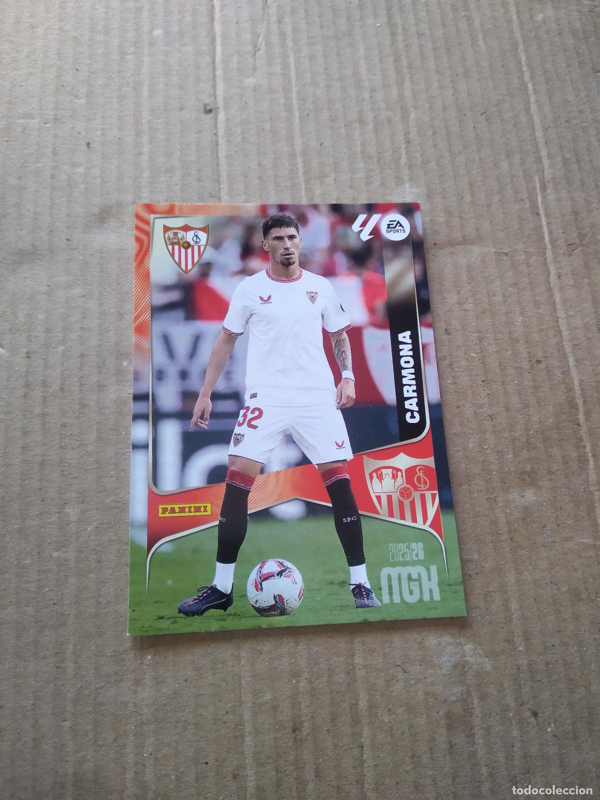 Fu&szlig;ball-Sticker: 328 CARMONA SEVILLA CROMO FUTBOL PANINI LIGA MGKS 25-26 MEGACRACKS 2025-2026