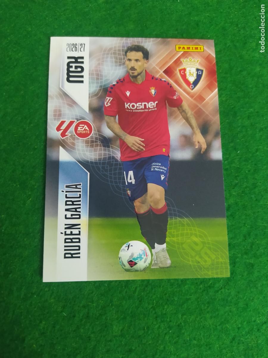 Football Stickers: MEGACRACKS 2026 2027 MGK 26 27 NUEVO - OSASUNA N&ordm; 265 RUBEN GARCIA