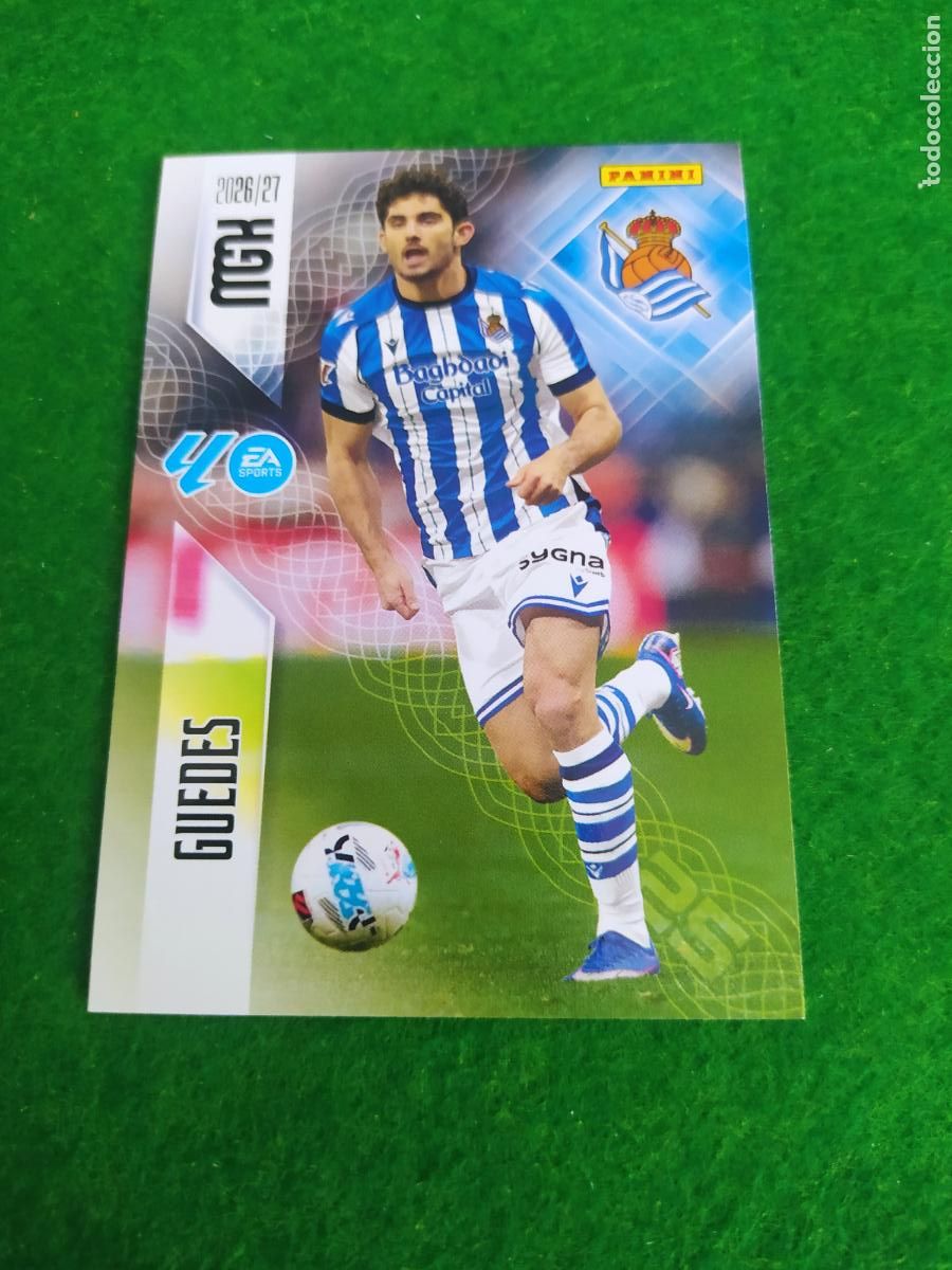 Football Stickers: MEGACRACKS 2026 2027 MGK 26 27 NUEVO - REAL SOCIEDAD N&ordm; 322 GUEDES