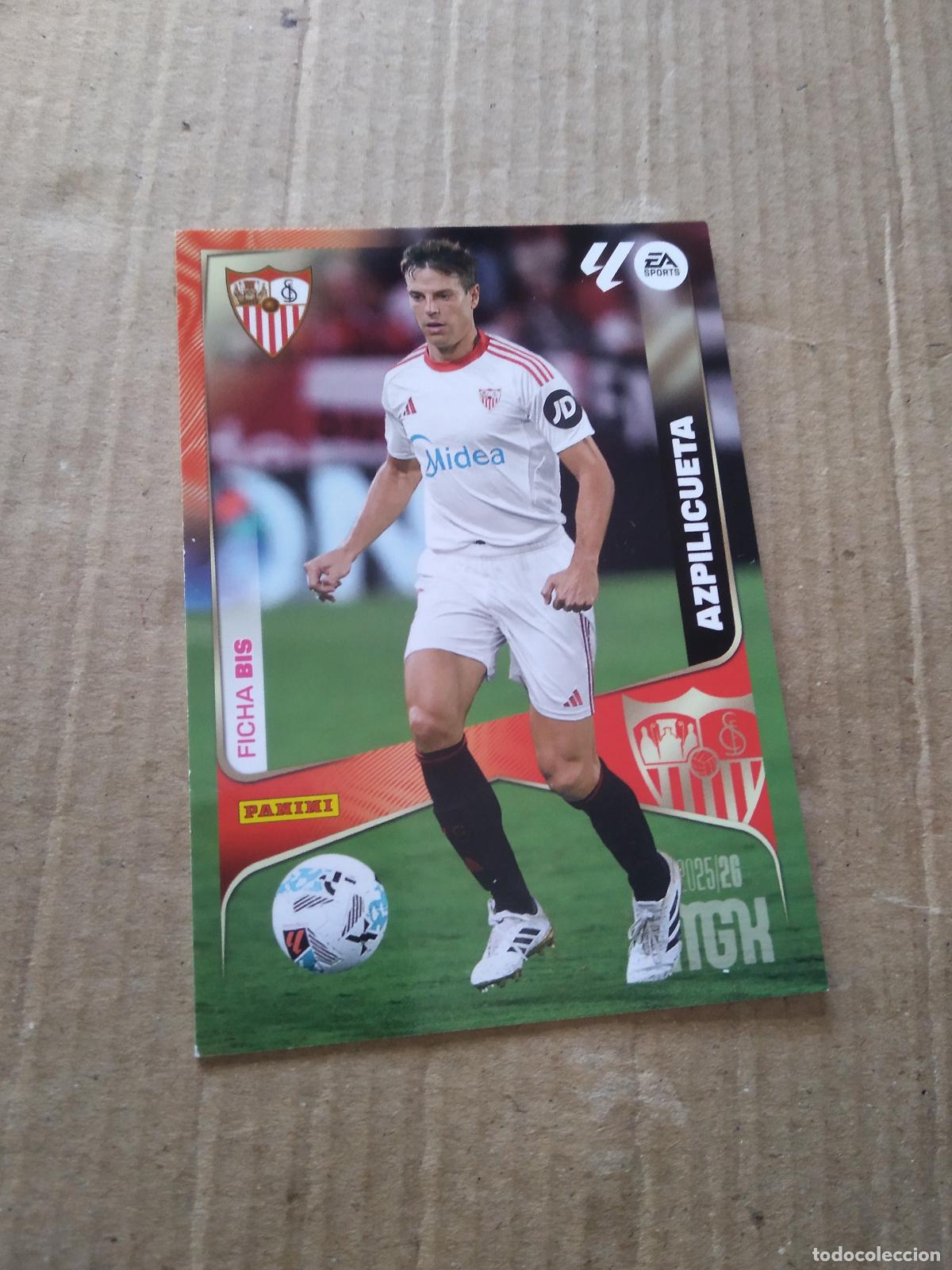 Football Stickers: 333 BIS AZPILICUETA SEVILLA CROMO FUTBOL PANINI LIGA MGKS 25-26 MEGACRACKS 2025-2026