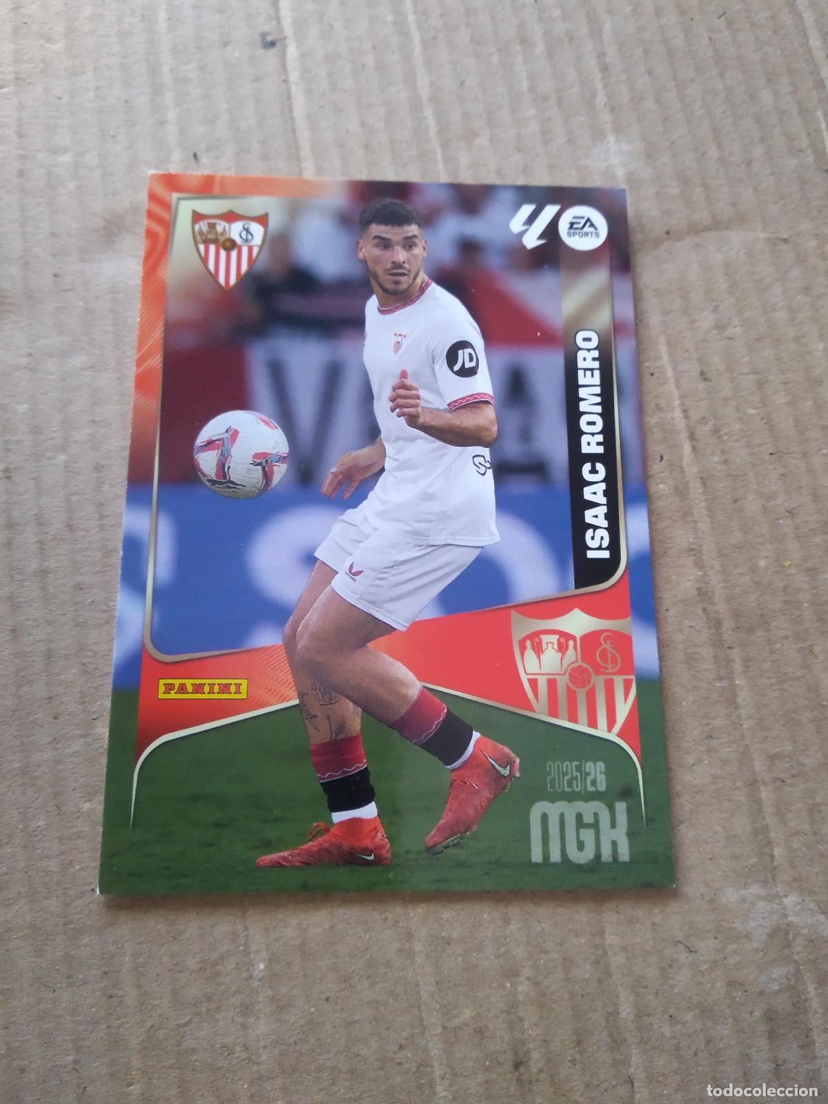 Cromos de f&uacute;tbol: 341 ISAAC ROMERO SEVILLA CROMO FUTBOL PANINI LIGA MGKS 25-26 MEGACRACKS 2025-2026