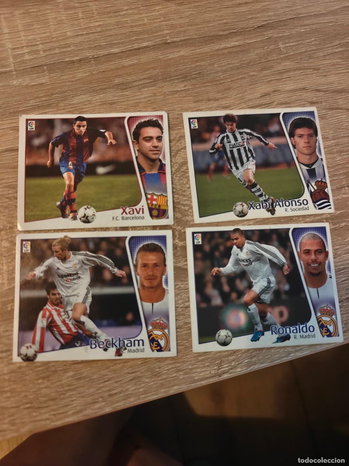 Cromos de f&uacute;tbol: Lote figuras de La Liga temporada 04-05
