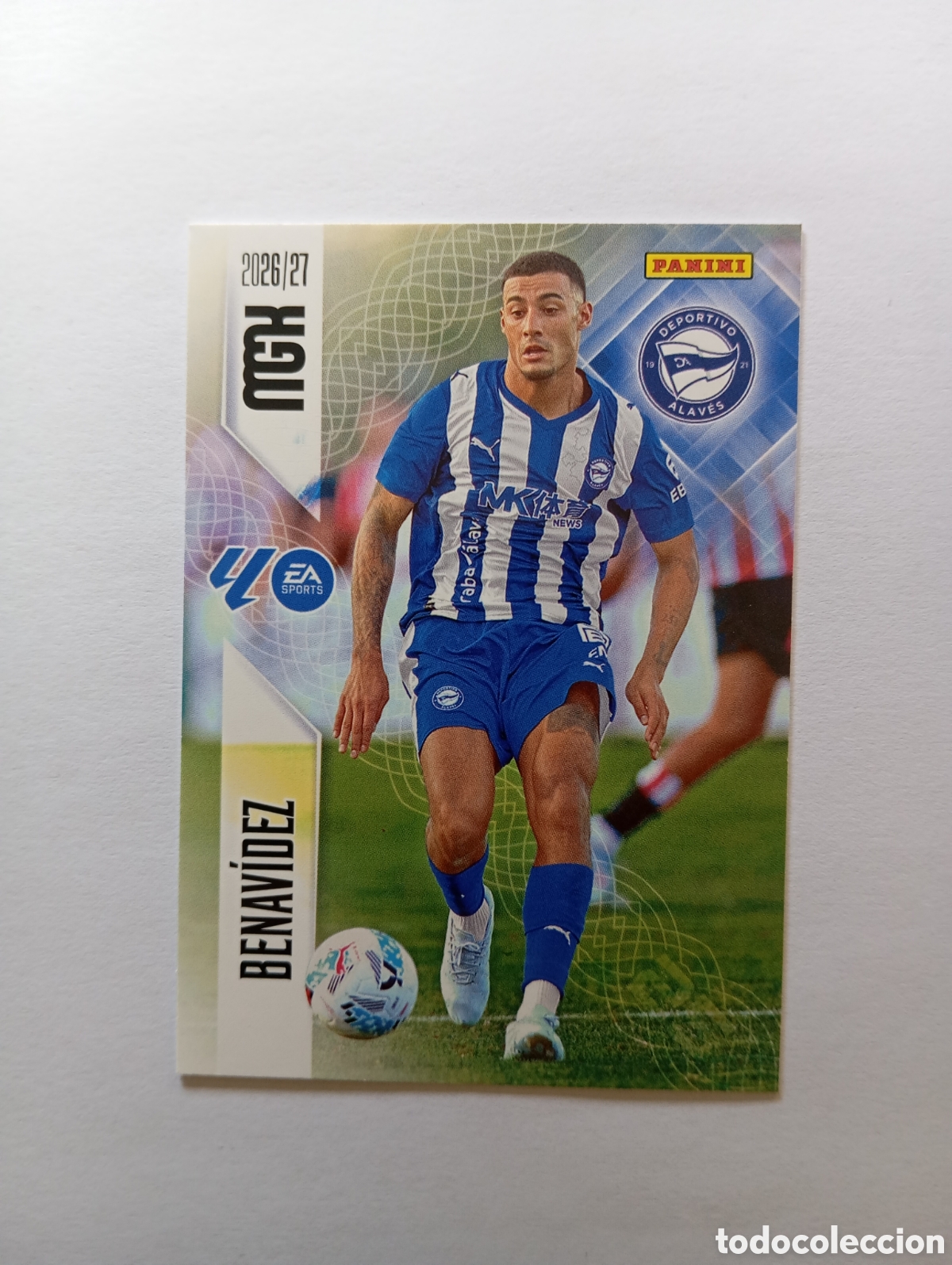 Cromos de f&uacute;tbol: 27 BENAVIDEZ PANINI MEGACRACKS 26 27