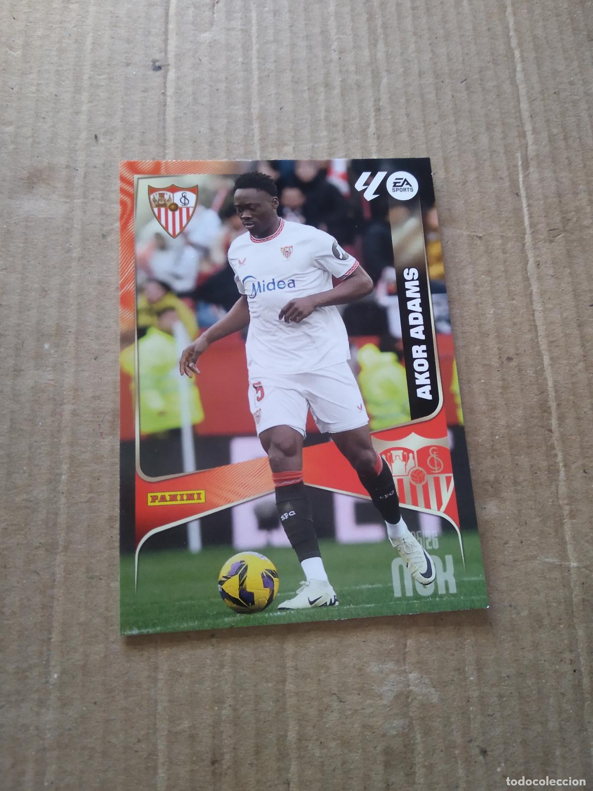 Cromos de f&uacute;tbol: 342 AKOR ADAMS SEVILLA CROMO FUTBOL PANINI LIGA MGKS 25-26 MEGACRACKS 2025-2026