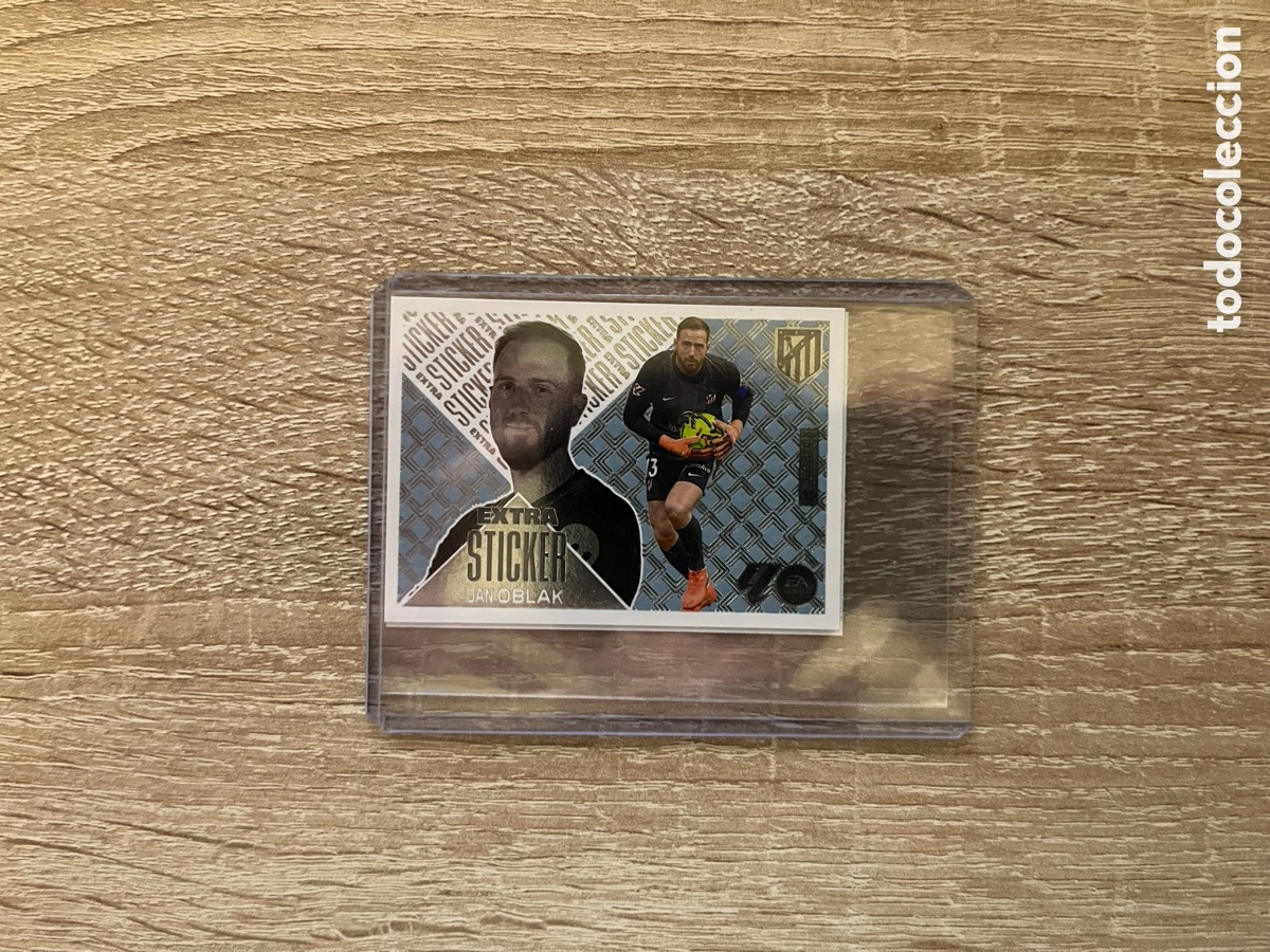 Cromos de f&uacute;tbol: OBLAK EXTRA STICKER SILVE PLATA PLATEADO LIGA ESTE EDICIONES ESTE 2026 2027 26 27 ATL&Eacute;TICO DE MADRID