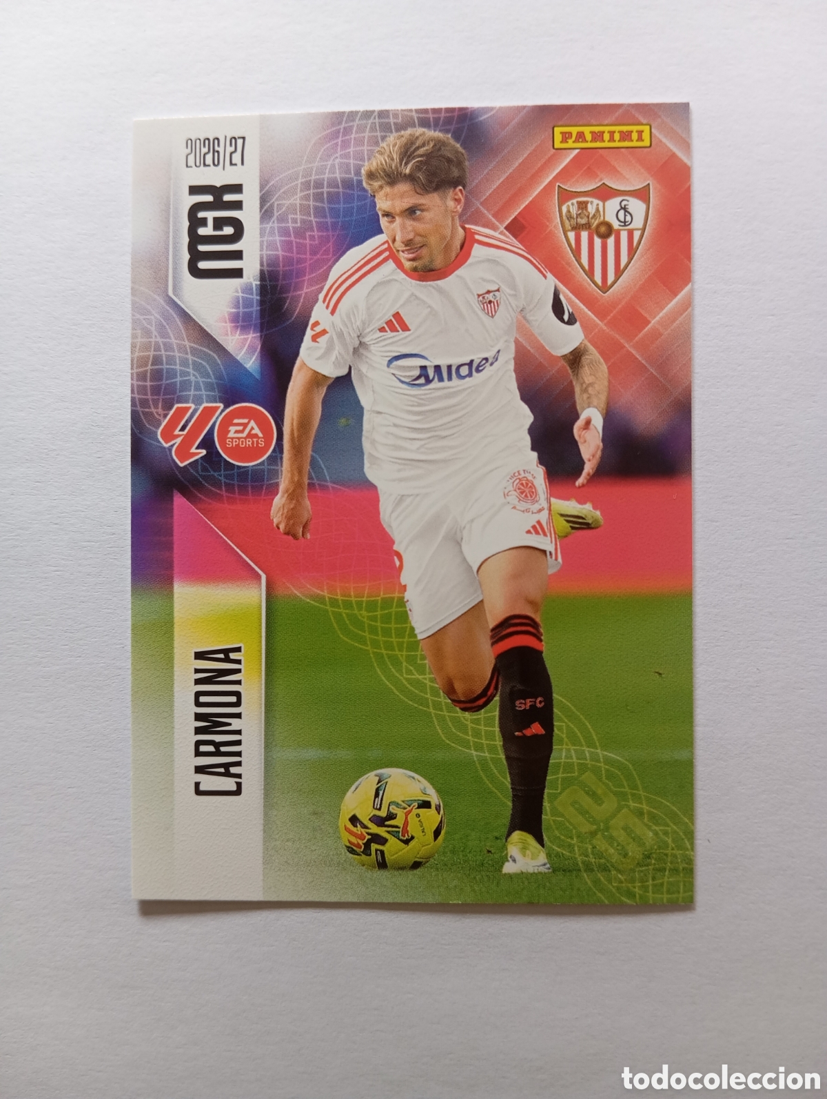 Cromos de f&uacute;tbol: 328 CARMONA PANINI MEGACRACKS 26 27