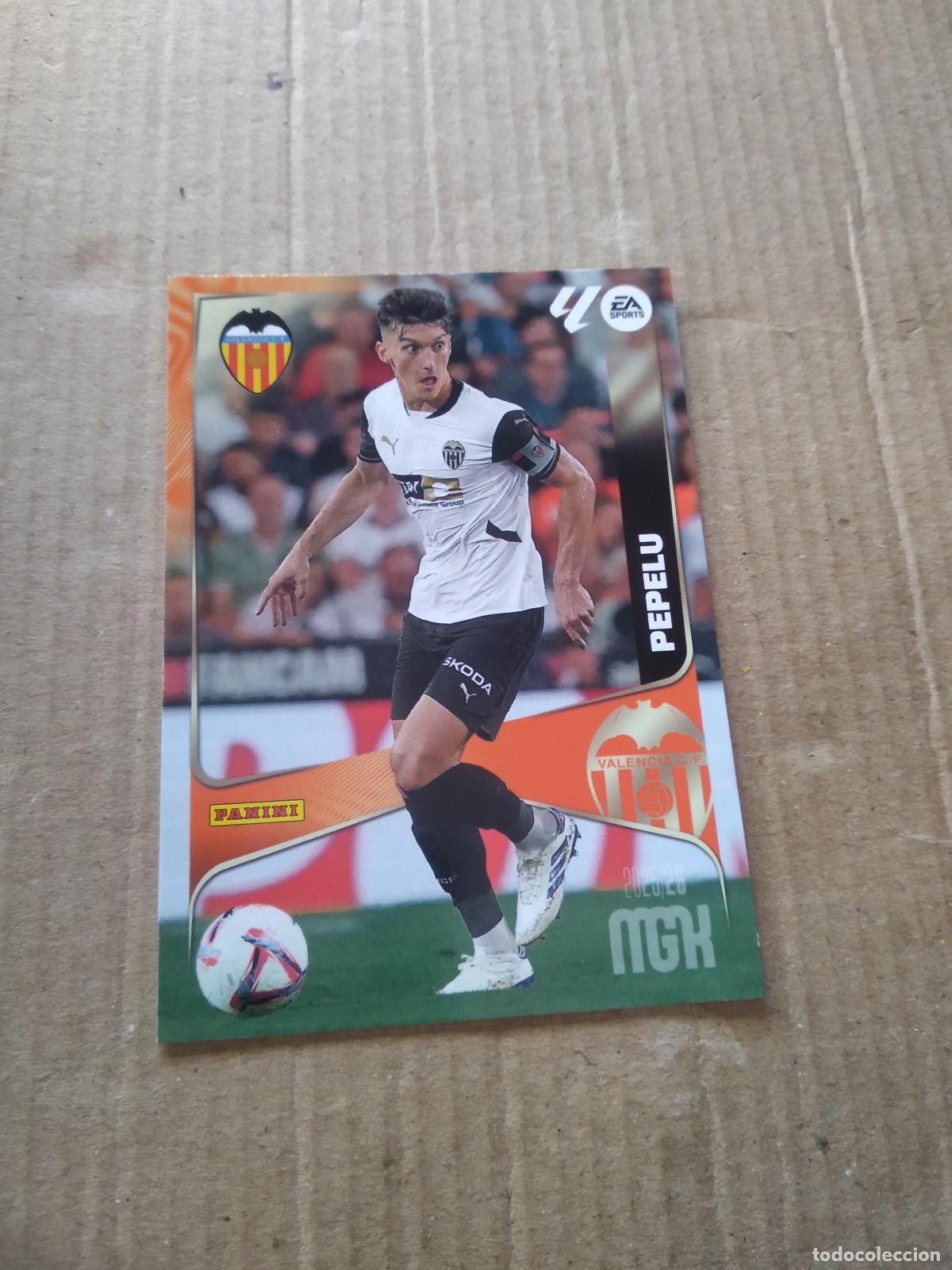 Cromos de f&uacute;tbol: 353 PEPELU VALENCIA CROMO FUTBOL PANINI LIGA MGKS 25-26 MEGACRACKS 2025-2026