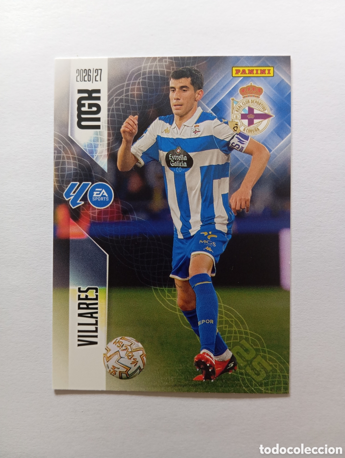 Cromos de f&uacute;tbol: 136 VILLARES PANINI MEGACRACKS 26 27