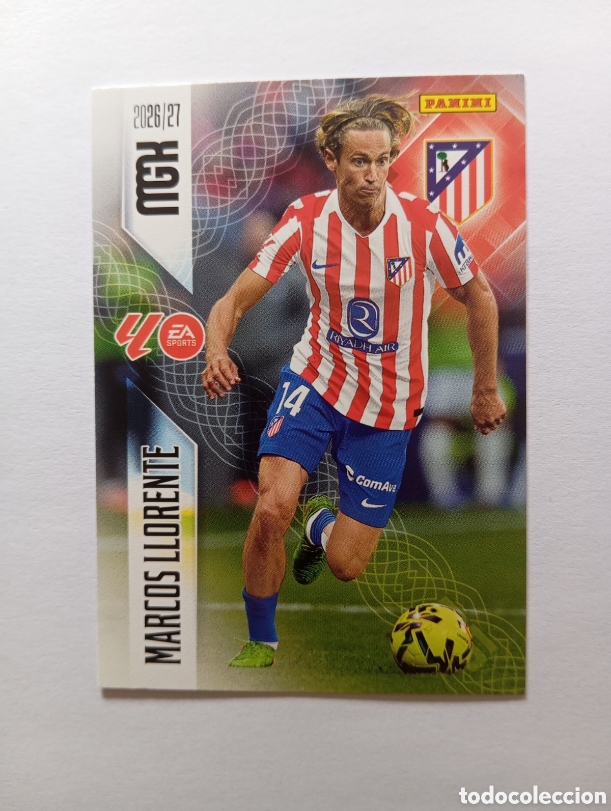 Cromos de f&uacute;tbol: 58 MARCOS LLORENTE PANINI MEGACRACKS 26 27