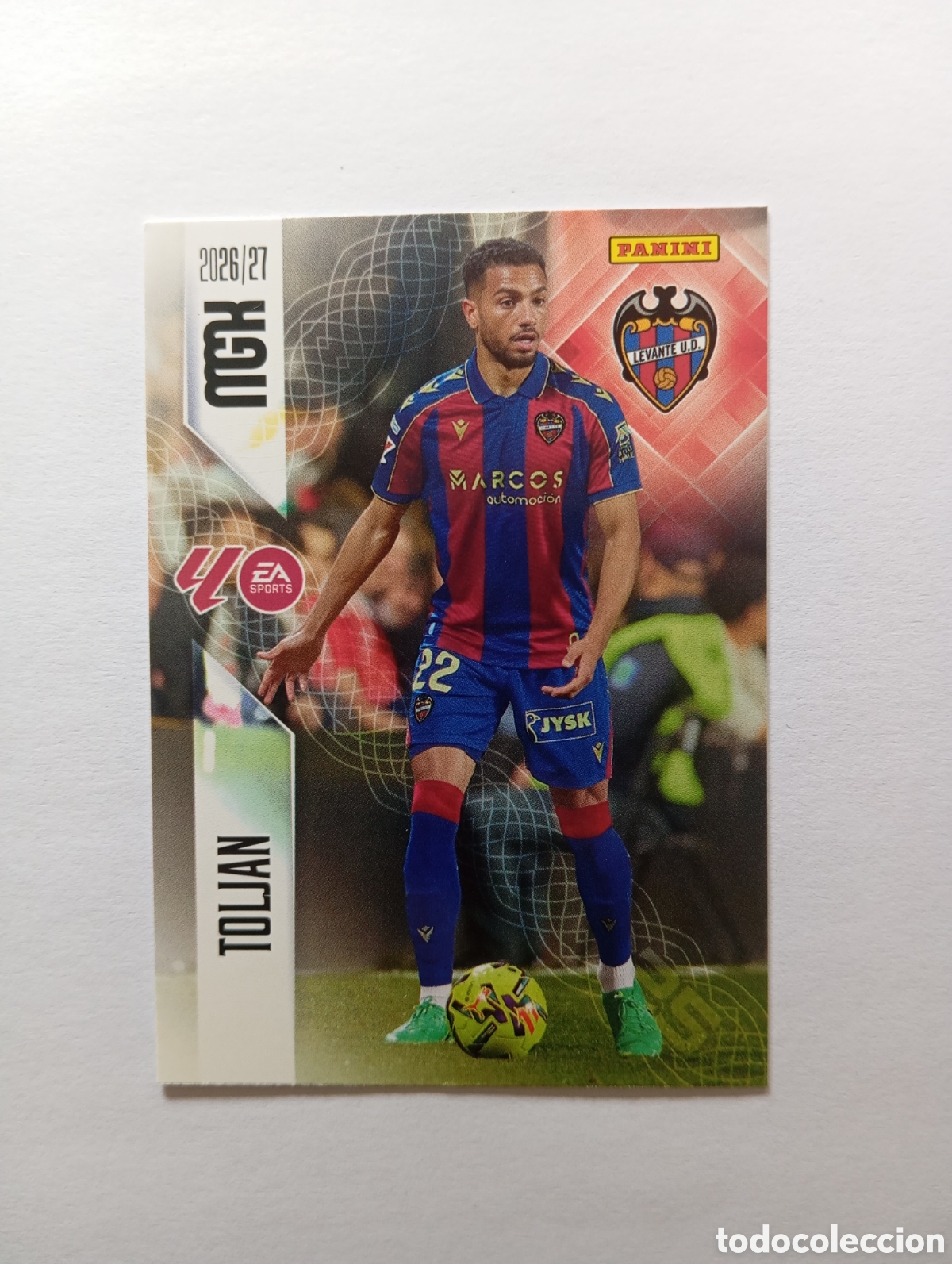 Cromos de f&uacute;tbol: 202 TOLJAN PANINI MEGACRACKS 26 27