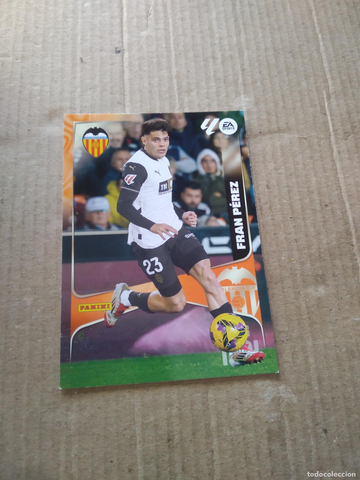 Cromos de f&uacute;tbol: 358 FRAN PEREZ VALENCIA CROMO FUTBOL PANINI LIGA MGKS 25-26 MEGACRACKS 2025-2026