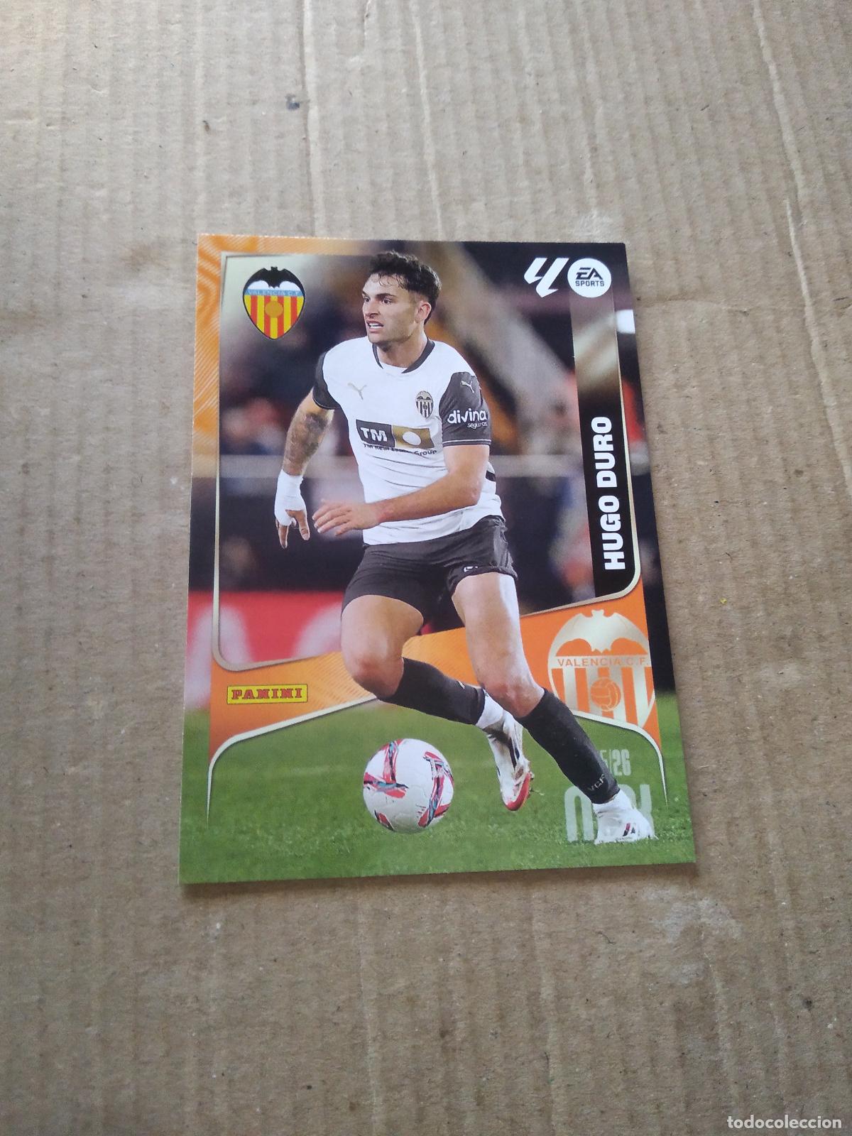 Cromos de f&uacute;tbol: 360 HUGO DURO VALENCIA CROMO FUTBOL PANINI LIGA MGKS 25-26 MEGACRACKS 2025-2026