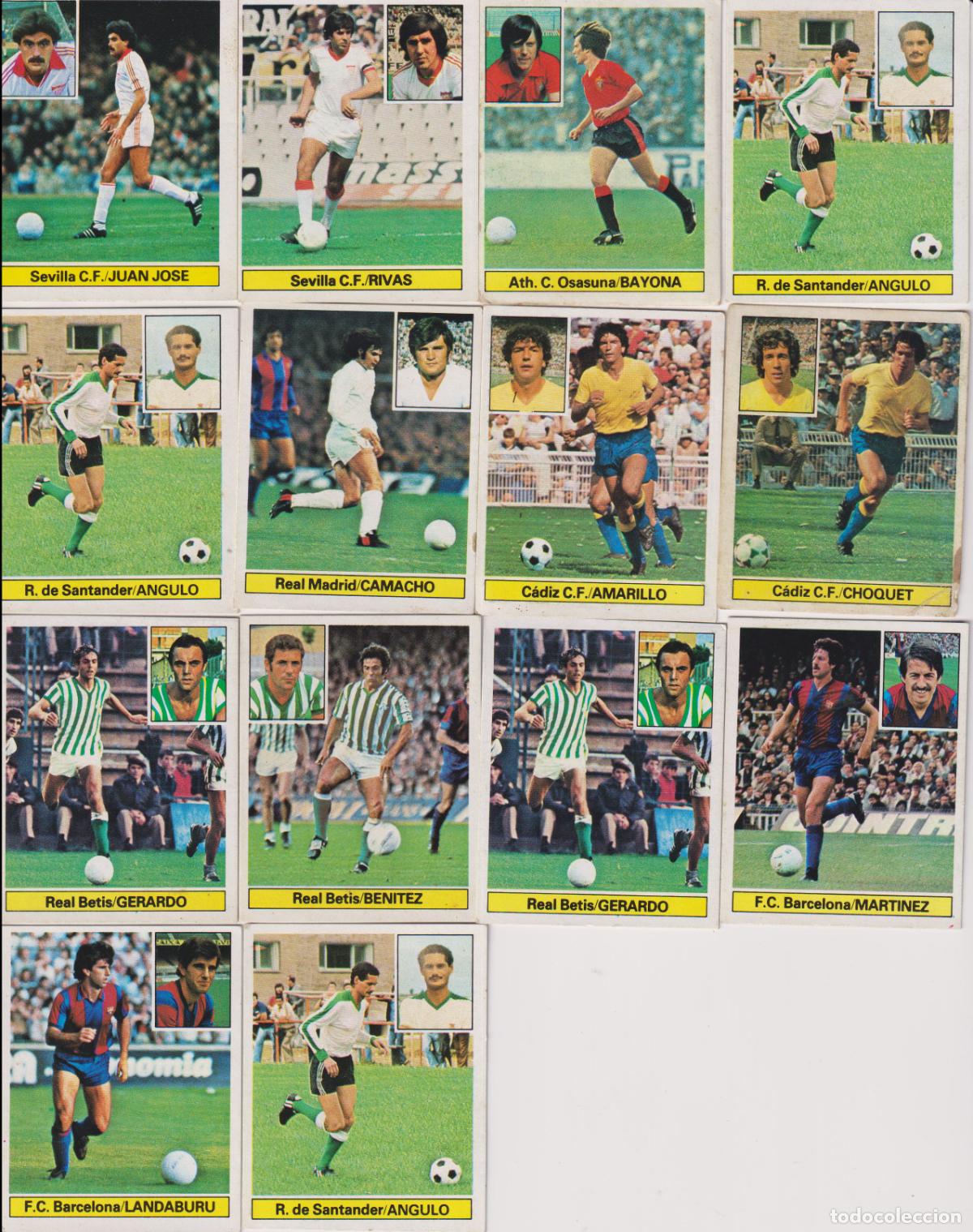 Football Stickers: 14 CROMOS CAMPEONATO LIGA 81-82 &ndash; EDICIONES ESTE