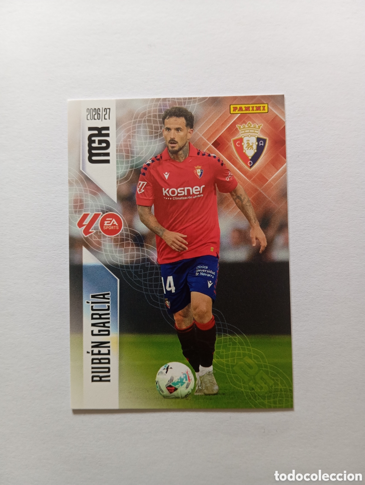 Football Stickers: 265 RUBEN GARCIA PANINI MEGACRACKS 26 27