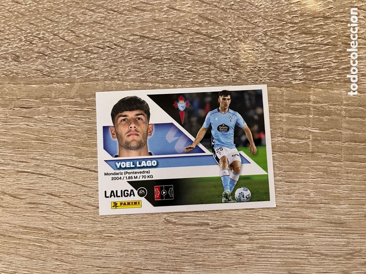 Fu&szlig;ball-Sticker: 9 B YOEL LAGO LIGA ESTE EDICIONES ESTE 2026 2027 26 27 CELTA DE VIGO