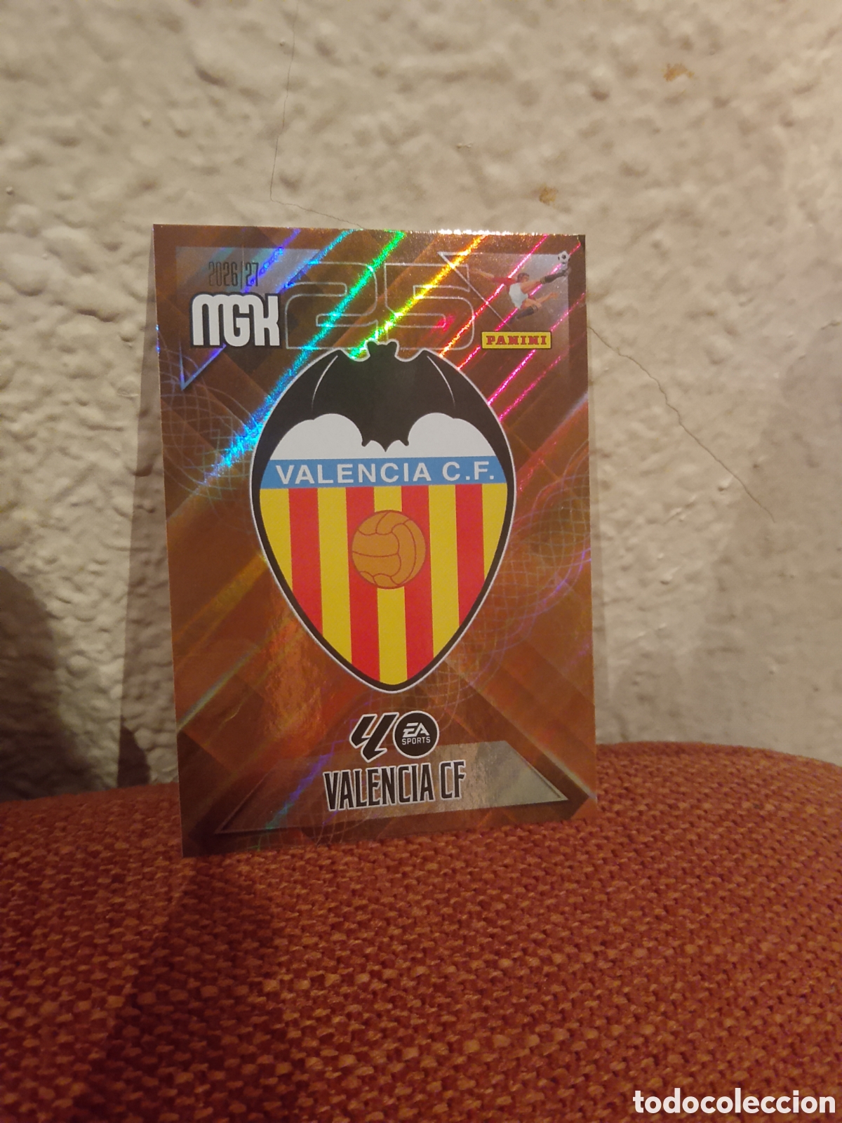 Cromos de f&uacute;tbol: Escudo Valencia 343 megacracks 26/27