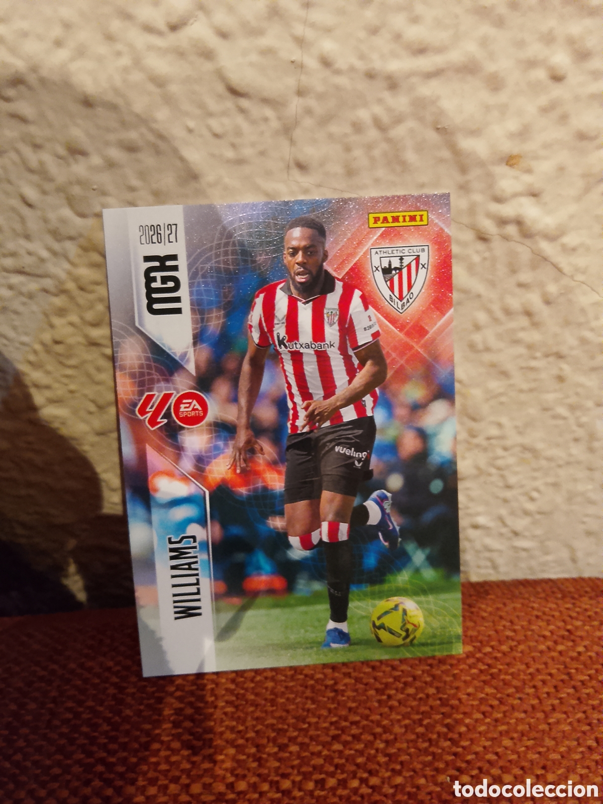 Cromos de f&uacute;tbol: I&ntilde;aki Williams 52 Athletic De Bilbao megacracks 26/27